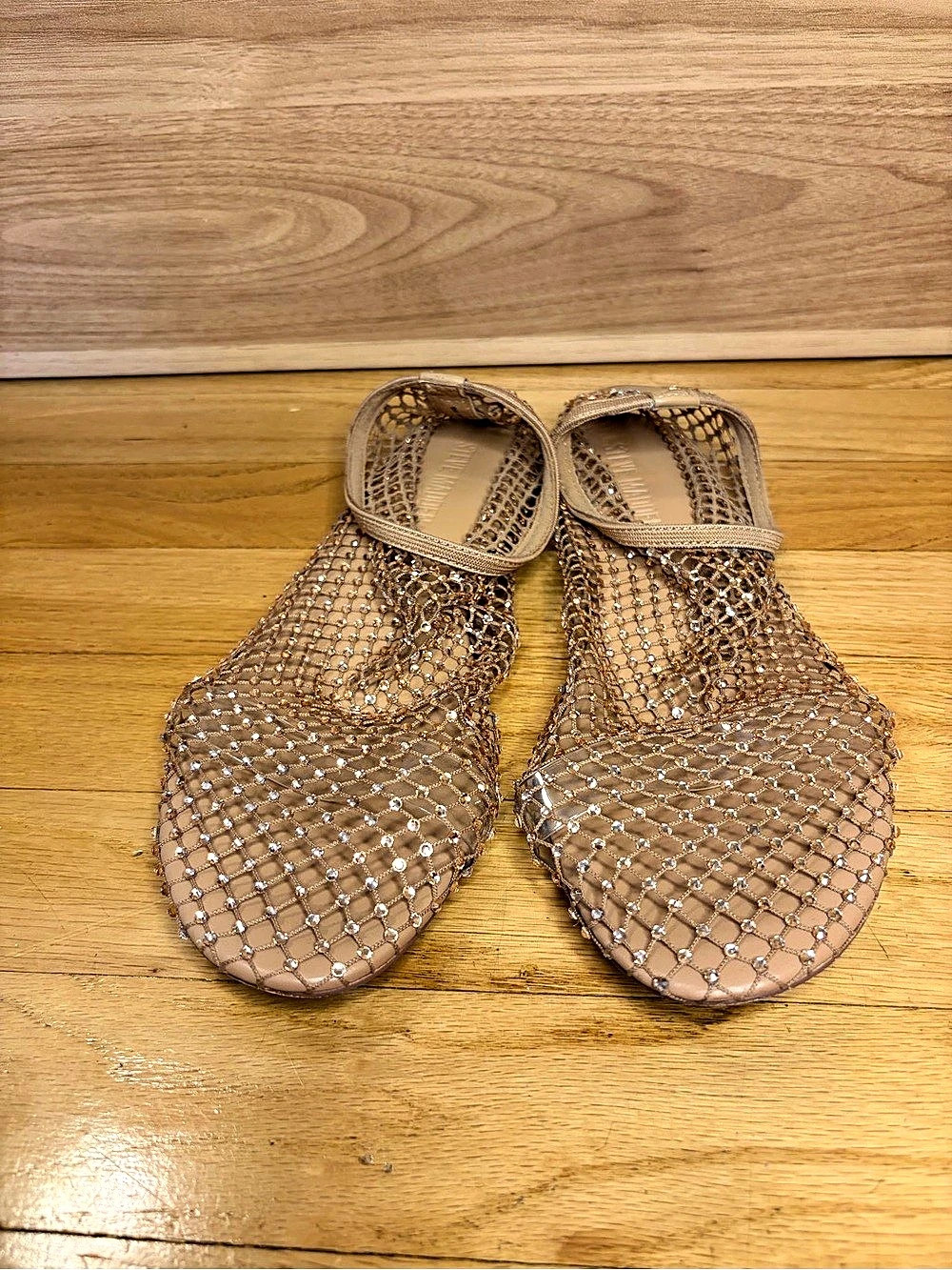 Steve Madden Mino Rhinestone Mesh Ballet Flats - Size 9